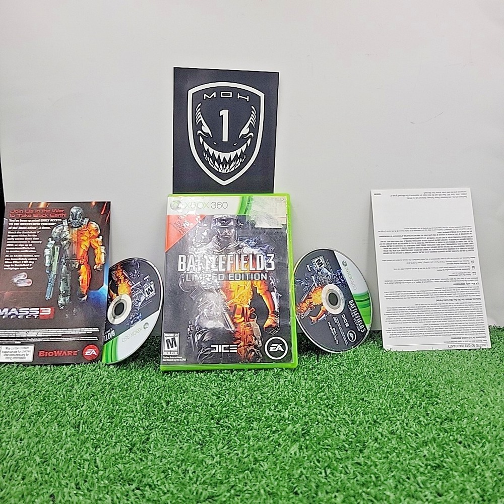 Battlefield 3 Limited Edition Video Game‎ Microsoft Xbox 360 Complete w/ Manuals - Picture 10 of 10